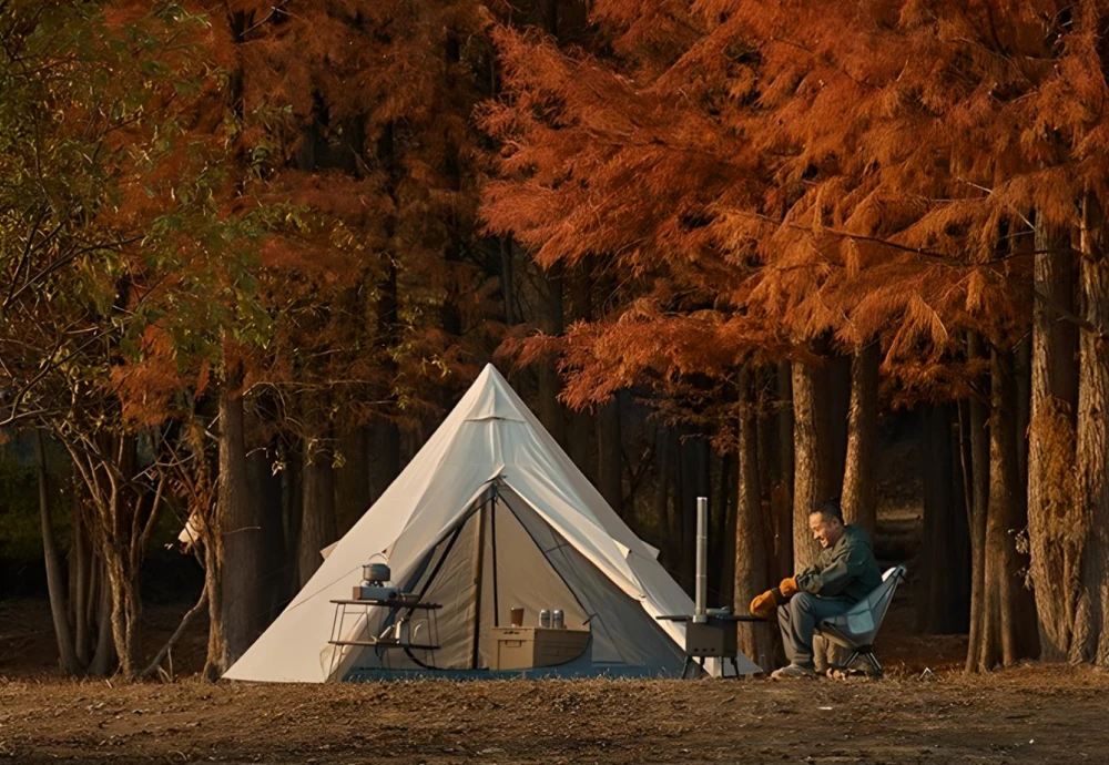 luxe pyramid tent